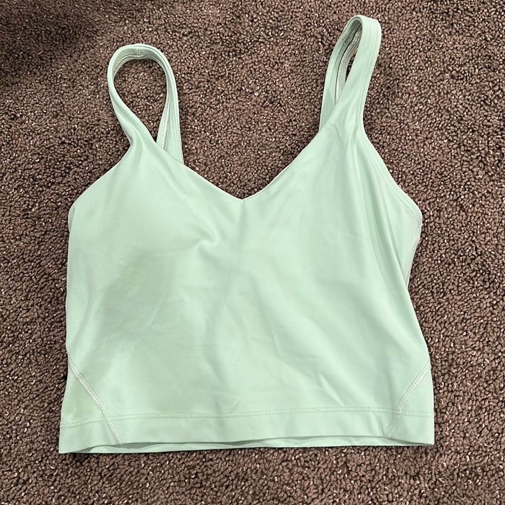 lululemon align tank size two mint